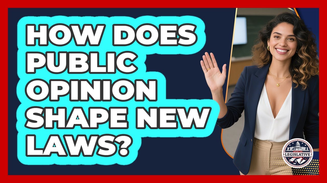 How Does Public Opinion Shape New Laws? - Inside the Legislative Branch ...
