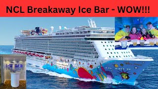 We went to the NCL Breakaway Ice Bar.  What an experience!!!