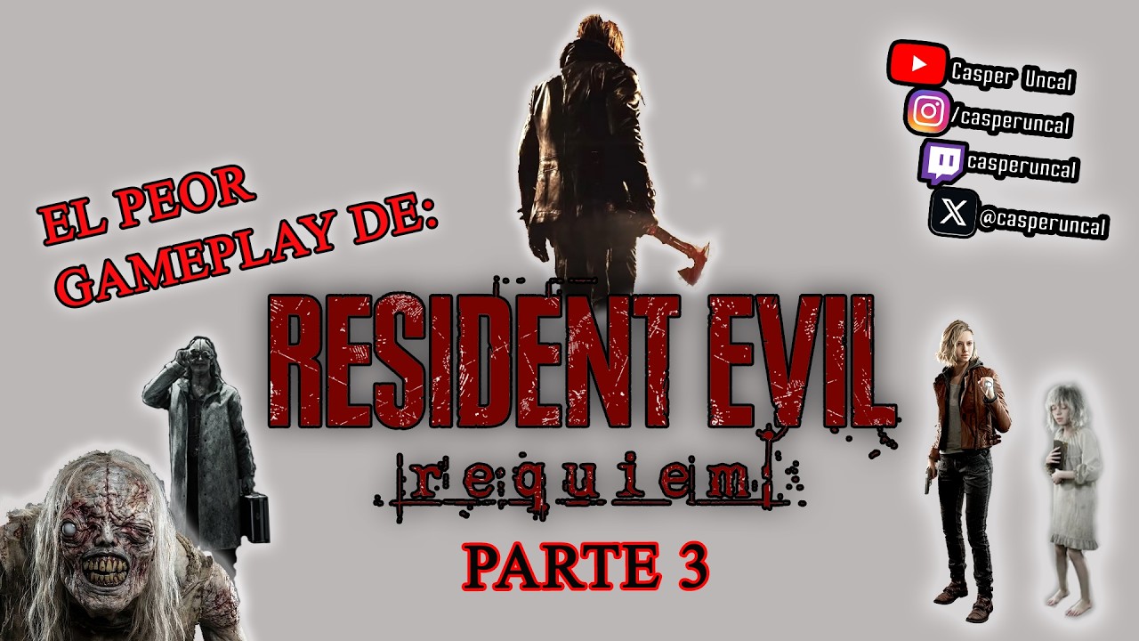 Resident Evil Requiem (Parte 3): No paramos de sufrir - YouTube