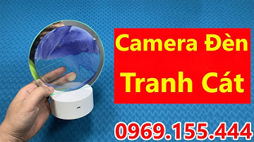 Camera Đèn Tranh Cát 3D | Camera Ngụy Trang Đèn Tranh Cát Chuyển Động 3D  Đèn Led Cảm Biến Đổi Màu
