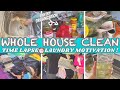 WHOLE HOUSE CLEAN WITH ME | ALL DAY SPEED CLEANING MOTIVATION | LAUNDRY MOTIVATION 🧺
