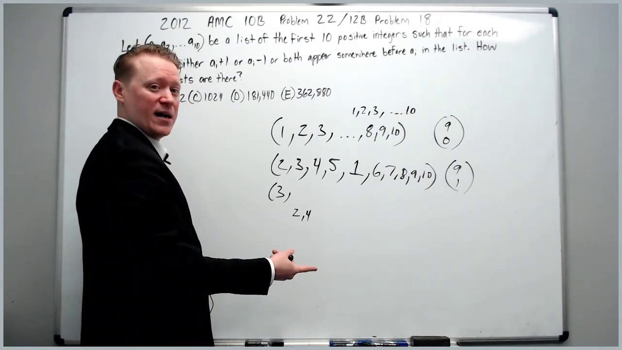 2012 AMC 10 B Problem 22/ 12B problem 18 YouTube