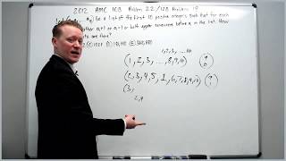 2012 AMC 10 B Problem 22/ 12B problem 18