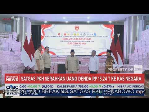 Prabowo Puji Satgas PKH Sukses Selamatkan Triliunan Duit Negara