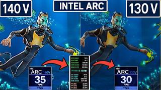 Subnautica 2 on Weakest iGPUs (Low + TSR) – Arc 130V vs Arc 140V