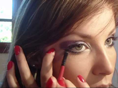 make roxa e lilás com Luciane Ferraes
