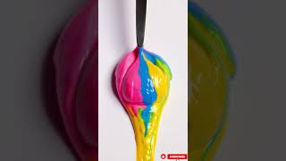 So Thick! 🤤 Satisfying Acrylic Paint Mixing 🎨
