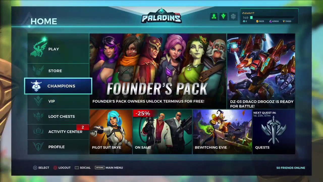 Paladins OB61 PS4 Terminus Update! YouTube