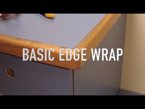 How to wrap the edges of a table or countertop - Rm wraps