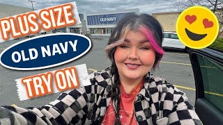 OLD NAVY PLUS SIZE IN STORE TRY ON + HUGE GIVEAWAY!