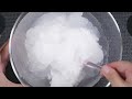 【ASMR】クラウドスライムを作って水をたくさん混ぜた！【Cloud slime】