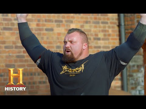 EDDIE THE BEAST HALL: STRONGMAN'S TOUGHEST LIFTS | The Strongest Man in History (Season 1) | History