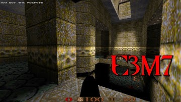 QUAKE | Gameplay Walkthrough Nightmare | E3M7 (Secret Level)