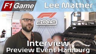 F1 2019 Preview Event Hamburg // Interview mit Lee Mather von Codemasters