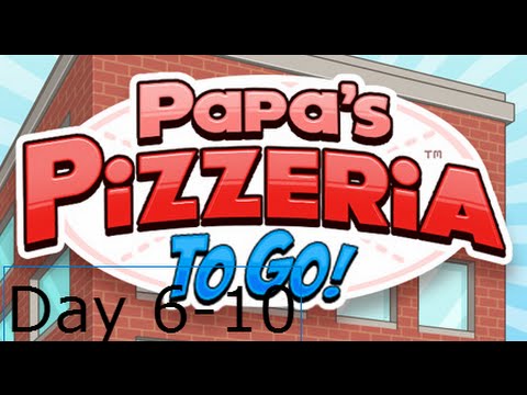 Papa's Pizzeria To Go: Tutorial & Day 2 (Perfect Day) 