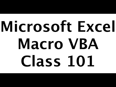 Microsoft Excel Macro