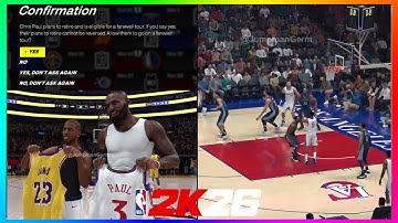 NBA 2K26: New Chris Paul Clippers Farewell Tour... (Career Highlights)