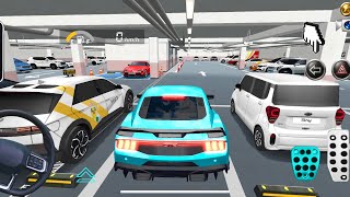 New blue Mustang:  for parking - 3d driving class, gameplay! #cargame #game🔥 screenshot 5