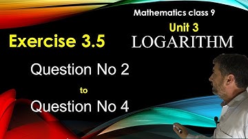 Mathematics for class 9 KP || Exercise 3.5 Question No 2 to Question No 4