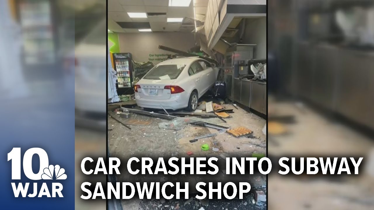 1 killed, 5 hurt when car crashes into Subway shop - YouTube