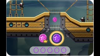 [Super Mario Run]World Star-2: Airship Armada, purple coin run screenshot 4