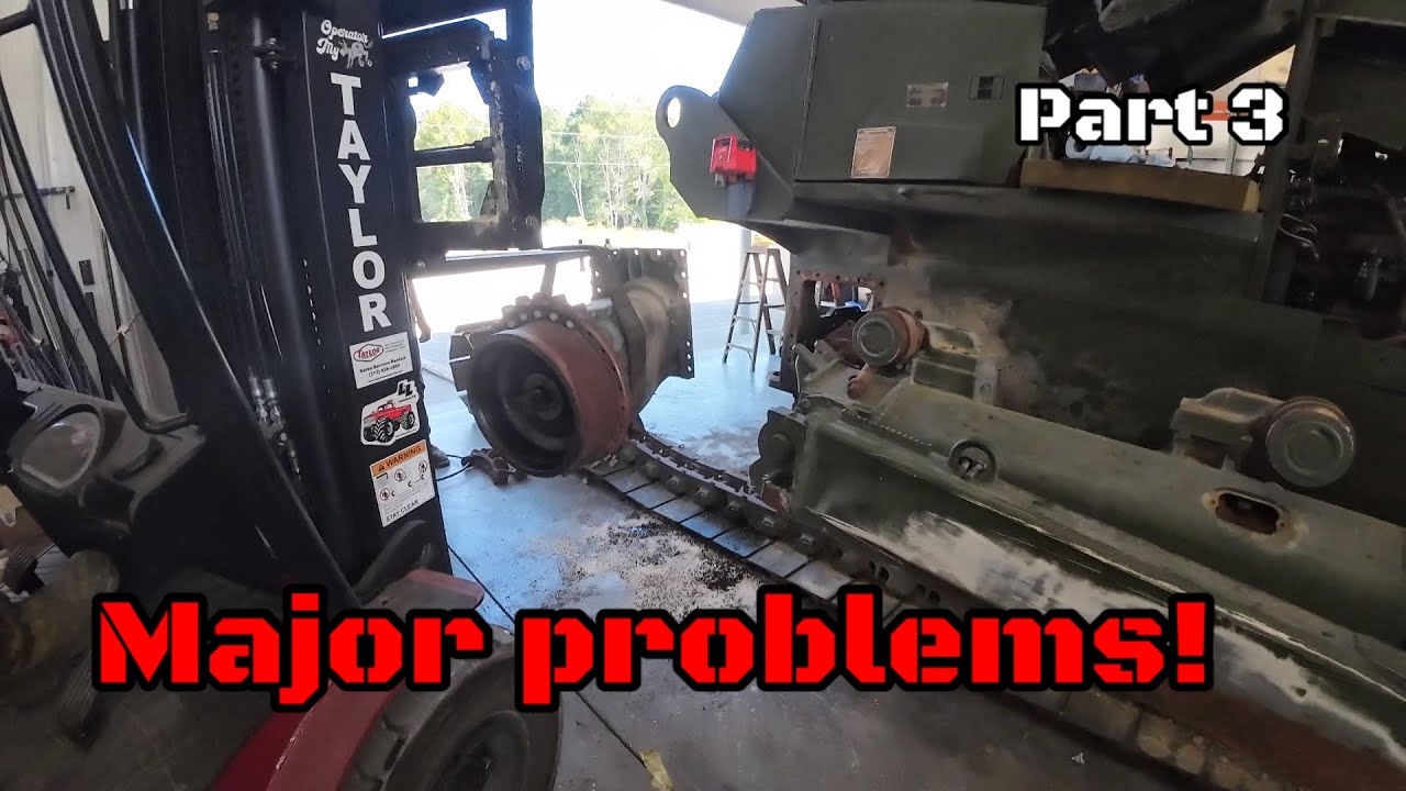 Will it even drive again, Cannibalized ex military John Deere 850J dozer is fighting us hard 🤜🤛