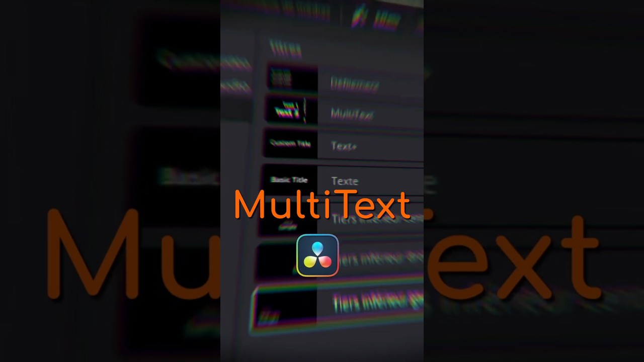 Comment ajouter plusieurs lignes de texte ? Le MultiText sur DaVinci 📄