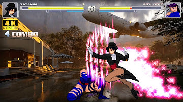 MAGIE vs. PSYCHISCH! Zatanna vs. Psylocke 4K 60FPS MUGEN DUEL (DC vs. Marvel Witch War)