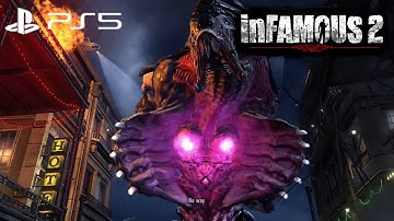 Infamous 2 (Good) - Behemoth Boss Fight 1080p