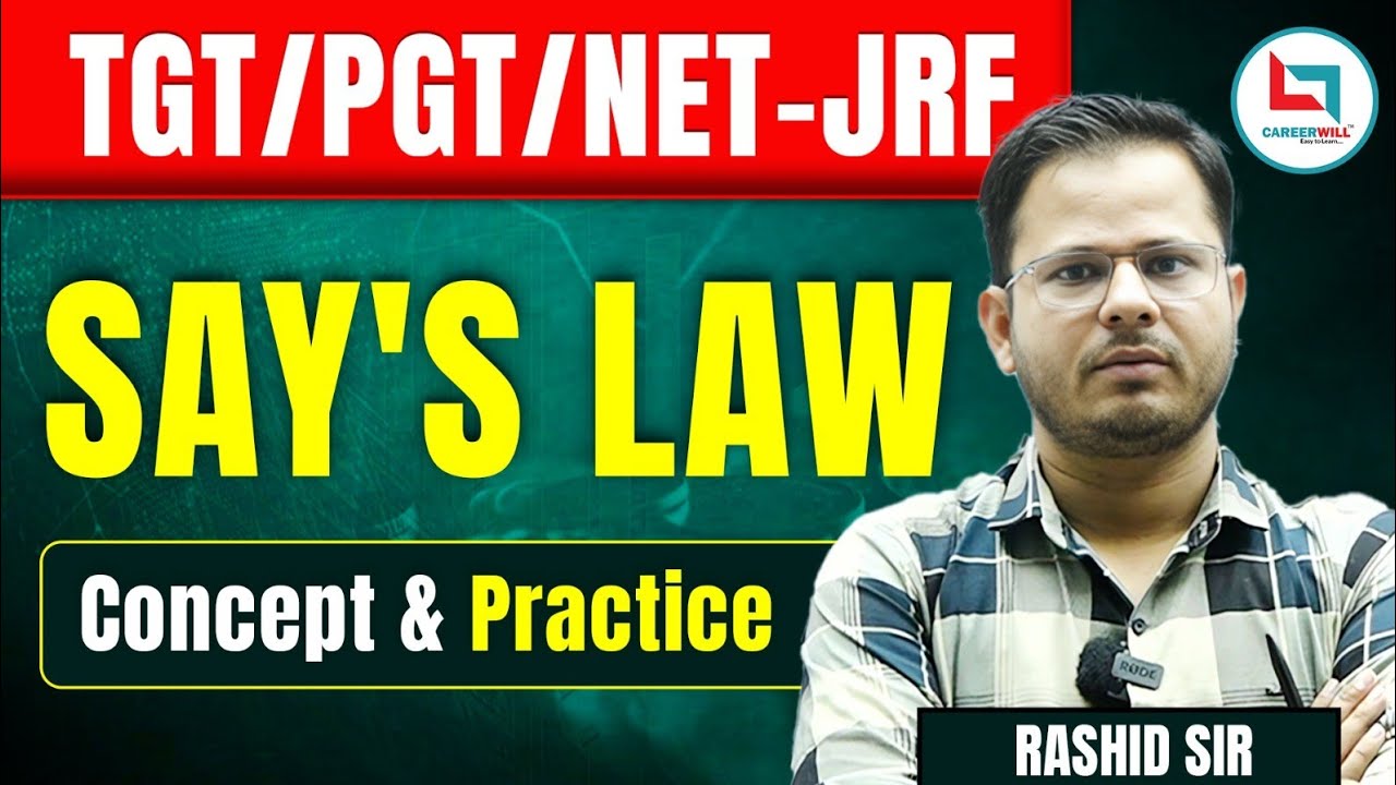 Rashed Sir Say's Law Analysis | Economics Concepts by Rashid Sir | #teaching # ...