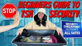 Step by step guide to TSA airport security!