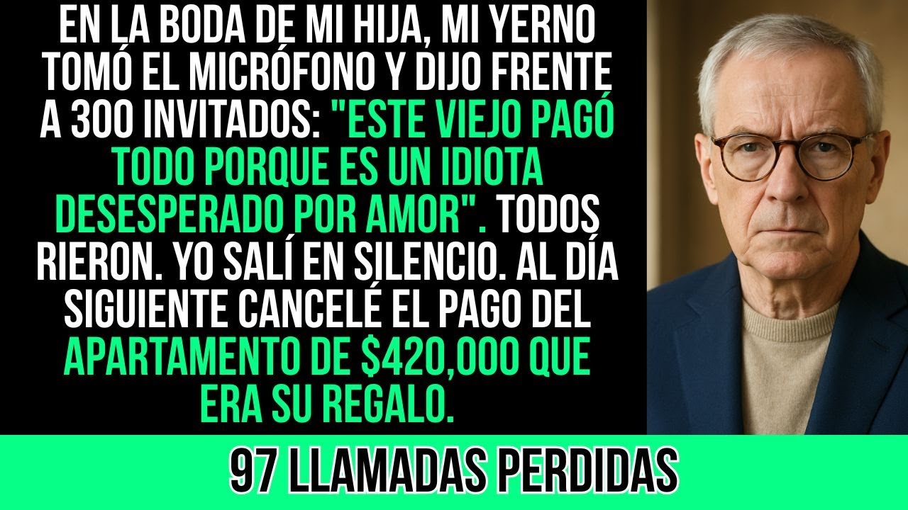 En La Boda, Mi Yerno Dijo Al Micrófono: 