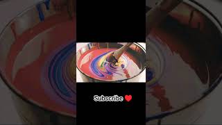 Red + Blue + Yellow = Perfect Color Blend | Oddly Satisfying Paint Mixing #SatisfyingVideo
