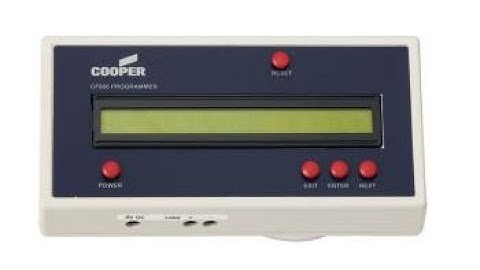 COOPER CF800 PROGRAMMER: TEST, READ & WRITE COOPER/EATON SMOKE DETECTOR ADDRESSING.