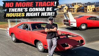 Driving My Abandoned Dodge "Daytona" Wing Car to An Abandoned Dragstrip!