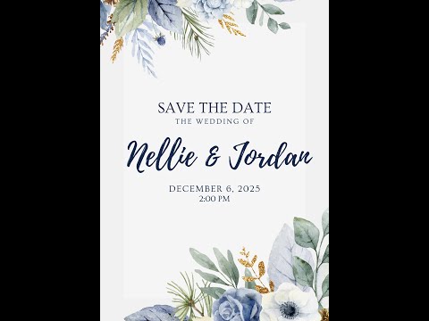 Jordan Nellie Wedding Announcement 