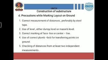 Construction of Substructure Lec-03
