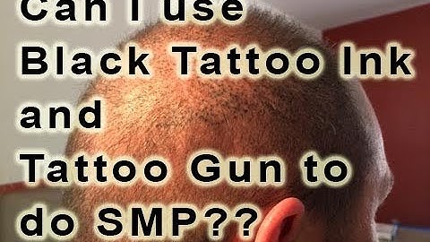 Bad SMP done with black tattoo ink is a growing problem