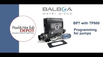 Balboa BP7 TP600 Configuration