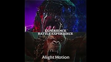 Godzilla ( Amped GVK ) vs Skar King ( Godzilla x Kong ) | Battle #short #monsterverse #godzilla