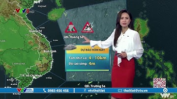 Dự báo thời tiết biển ngày 09/12/2020 | Mưa giông, gió mạnh trên nhiều vùng biển | VTVWDB