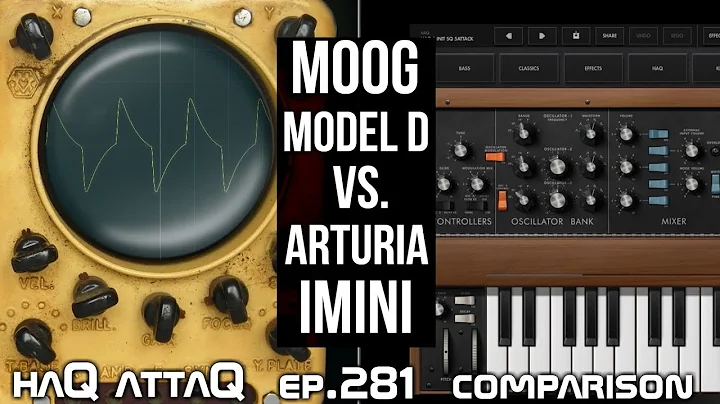 MOOG Model D app vs ARTURIA iMini │ Can you hear it? - haQ attaQ 281