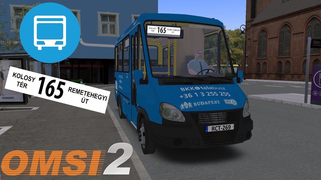Omsi 2/ Budapest 165/ BKV Minibusz / Kolosy tér - Remetegegyi út