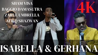 Gabungan 4 Artis Sham Visa Baggio Damasutra Zarul Umbrella Afieq Shazwan  Isabella U0026 Gerhana 4k