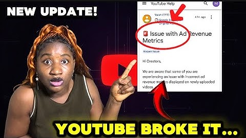 YouTube Just Released This Monetization Update: Ad Revenue Metrics Broken!