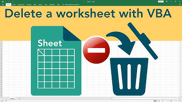 How to Delete Worksheet in Excel VBA (Tutorial Video)