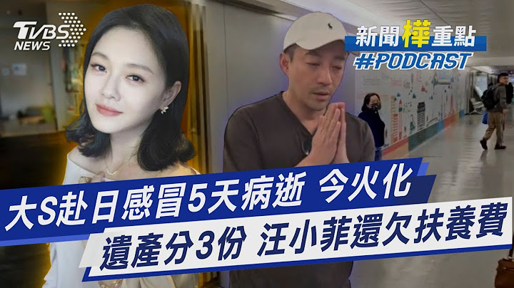 大S赴日感冒5天病逝 今火化 遺產分3份 汪小菲還欠扶養費 #記者徐筠庭｜新聞"樺"重點PODCAST@TVBSNEWS01