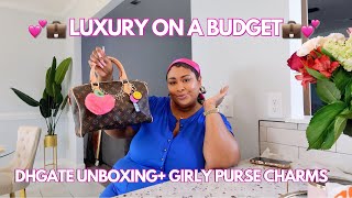 LUXURY ON A BUDGET 💕 DHGATE UNBOXING + GIRLY PURSE CHARMS! LESS THAN $75 😮 screenshot 2