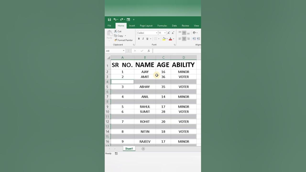 delete-all-blank-rows-in-excel-shortcuts-shorts-tip-youtube