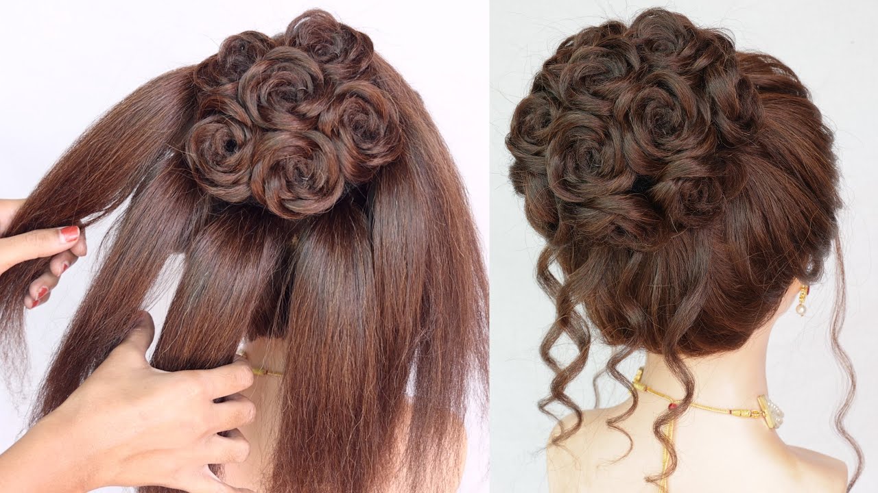 What would be a Best hairstyle if one has to wear a gown? - Quora